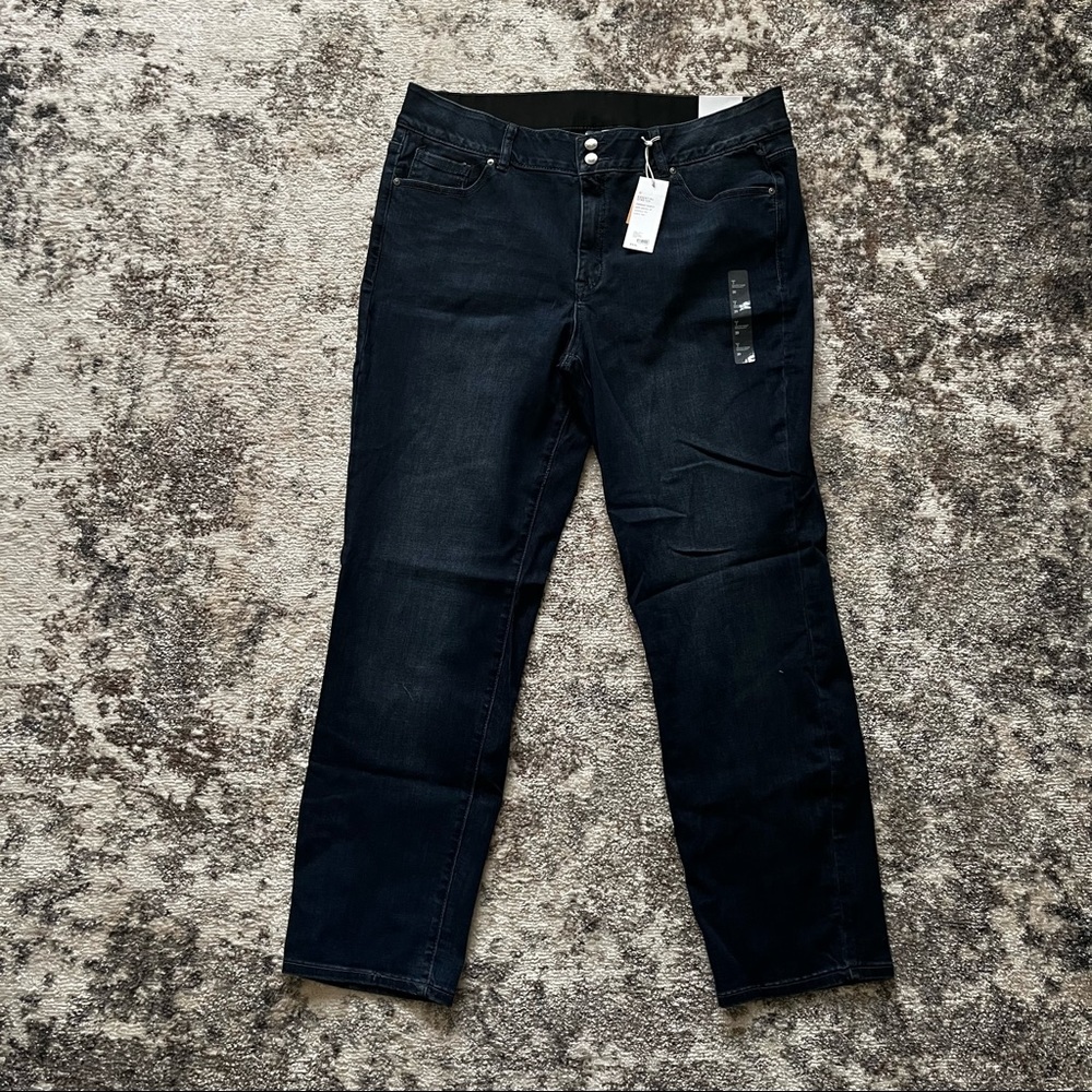 Lane Bryant High-Rise Essential Stretch Straight Jeans